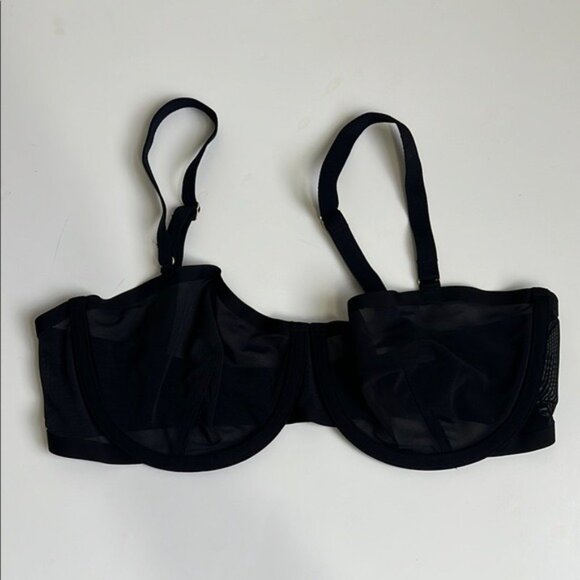 CUUP The Balconette Mesh in Black - 34D - Picture 2 of 6